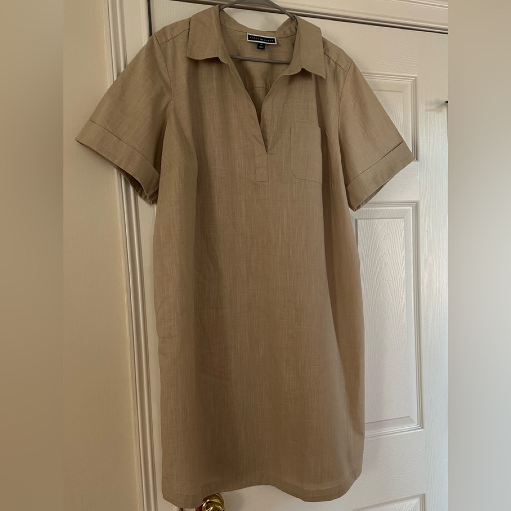 Cool Karen Scott polo style woven dress